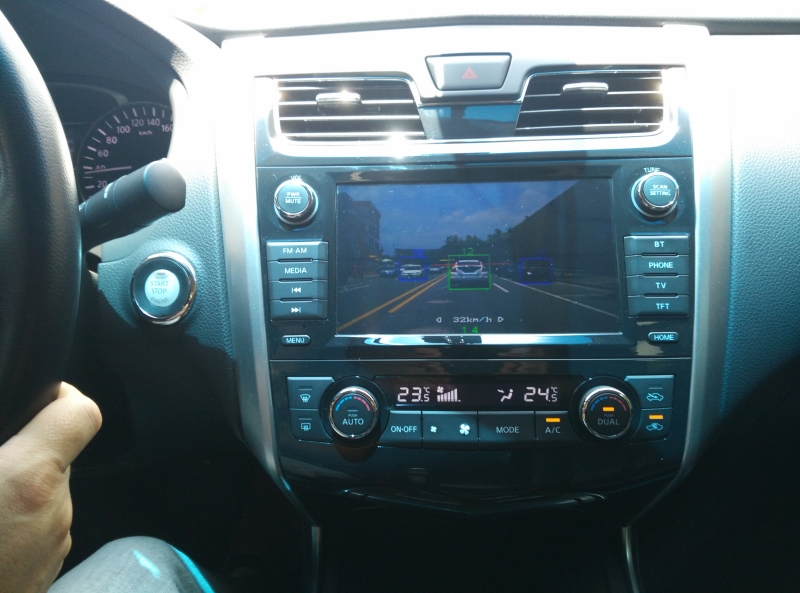 MDAS日產(chǎn)天籟安裝效果